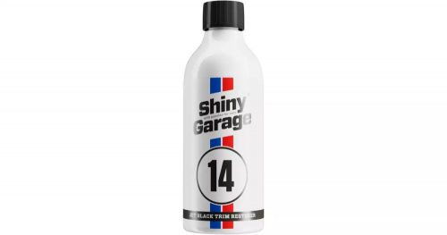 Shiny Garage Jet Black Trim Restorer Külső Műanyag Színfelújító 500ml